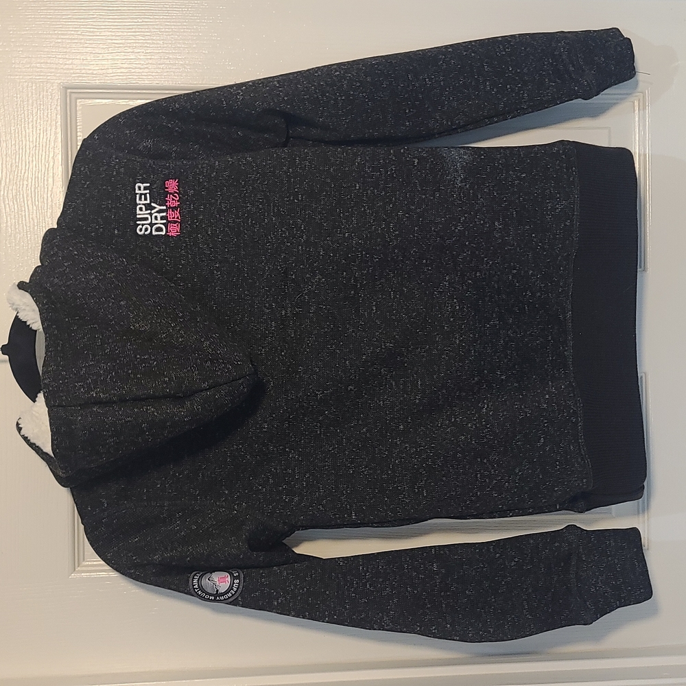 NWT Superdry XS hoodie sherpa - Picture 2 of 5